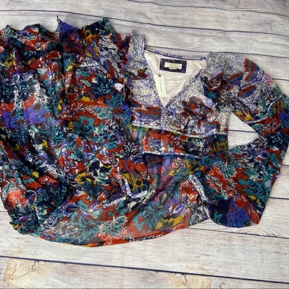 NWT Anthro Maeve Annabella Maxi Dress Size 2 - Picture 9 of 12